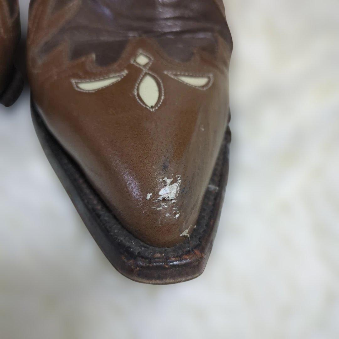 Montana バタフライ ウエスタンブーツ 本革 羊革 メキシコ製　US6