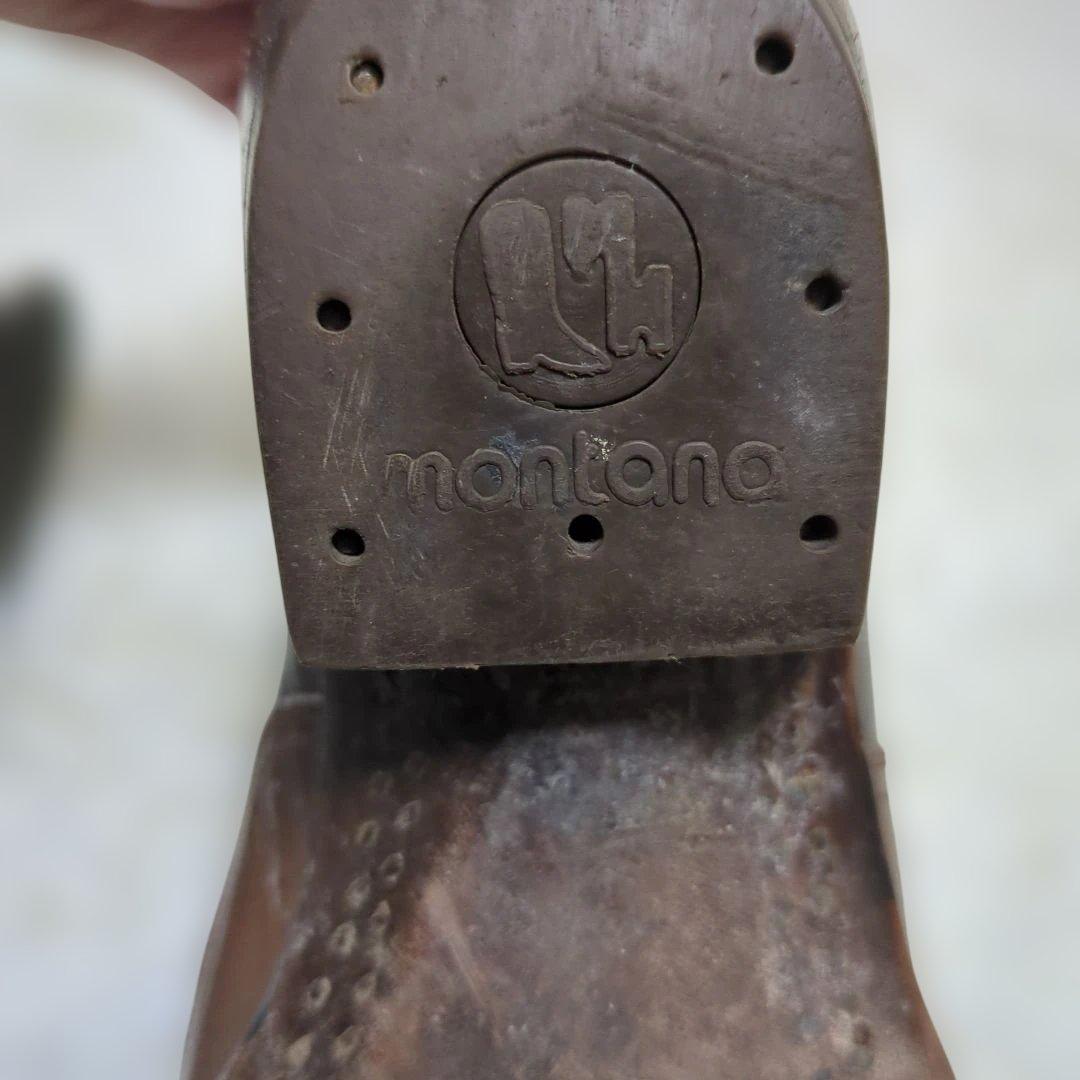 Montana バタフライ ウエスタンブーツ 本革 羊革 メキシコ製　US6