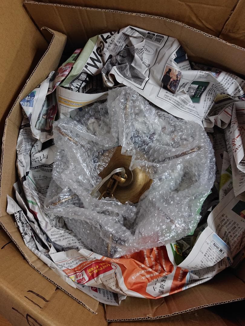 アンティーク品　ベネチアングラス　シャンデリア　フラワーデザイン