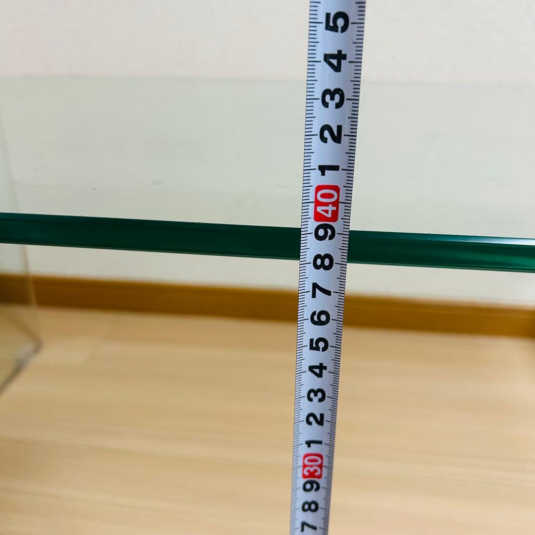 フランフラン　ガラステーブル　クリアテーブル　ローテーブル　Francfranc