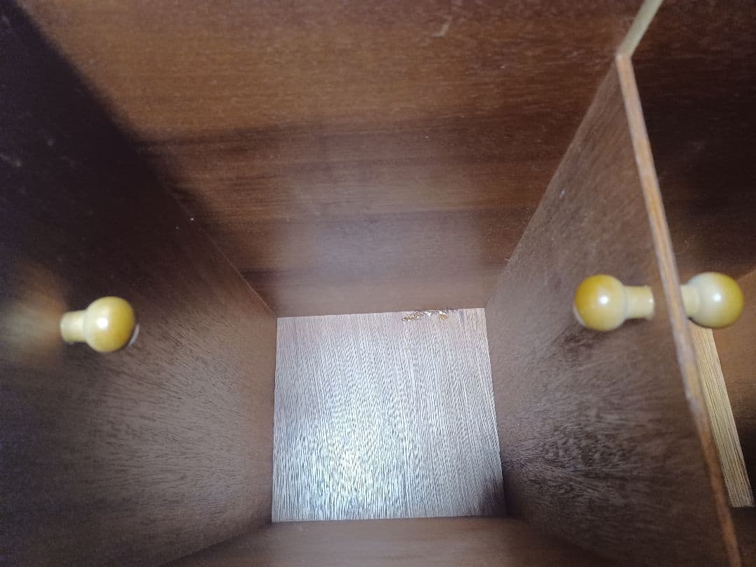 昭和レトロ ディズニー ミッキーマウス ゴミ箱 木製