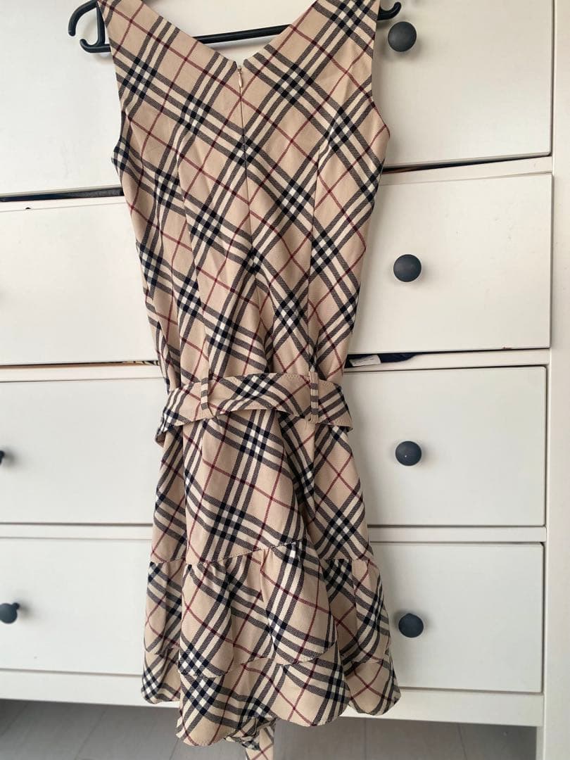 Burberry ブルーレーベル 定番ノバチェック 美品 ワンピー38