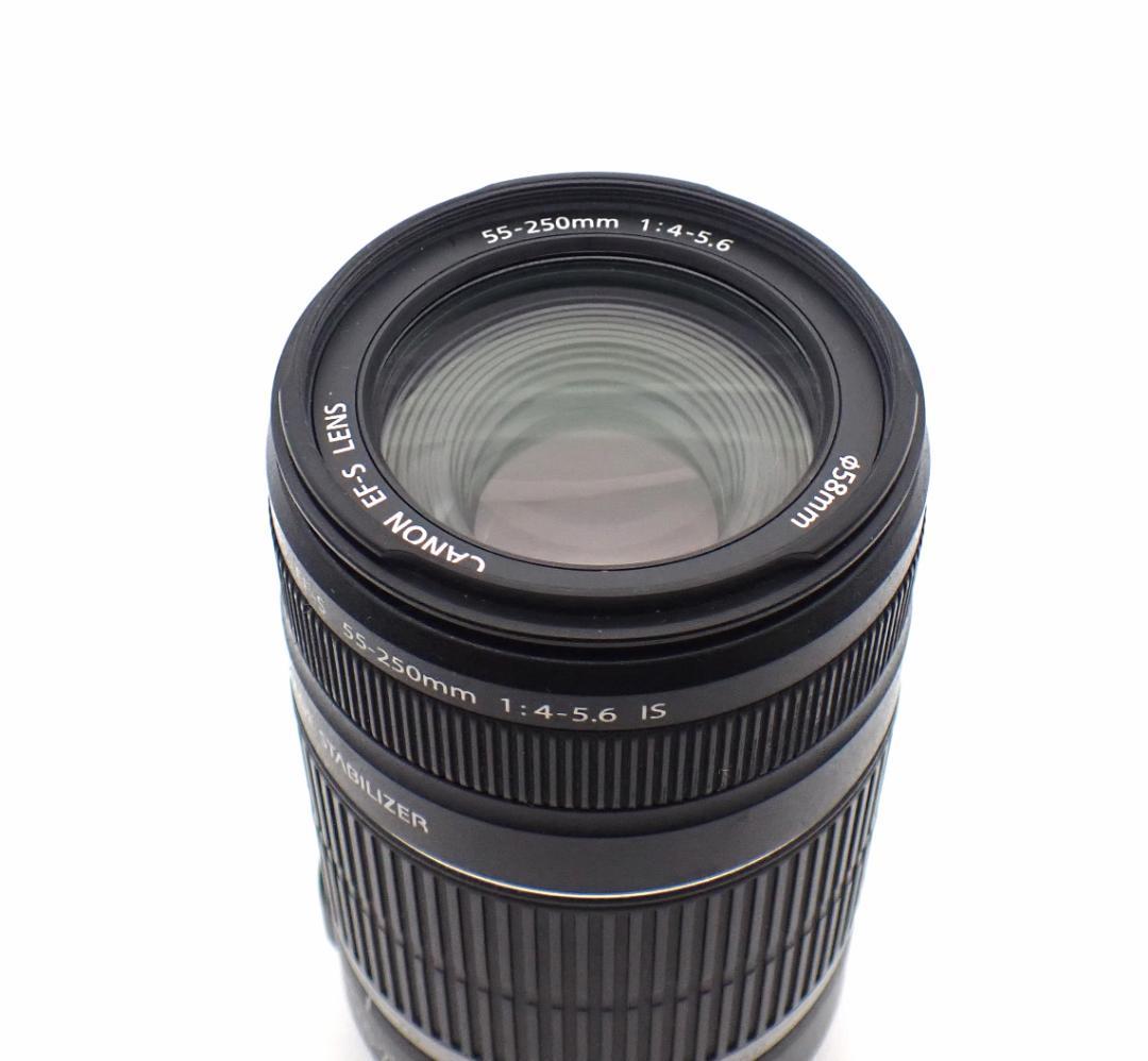 CANON EFS55-250mm F4-5.6 IS EOSシリーズ用 美品!