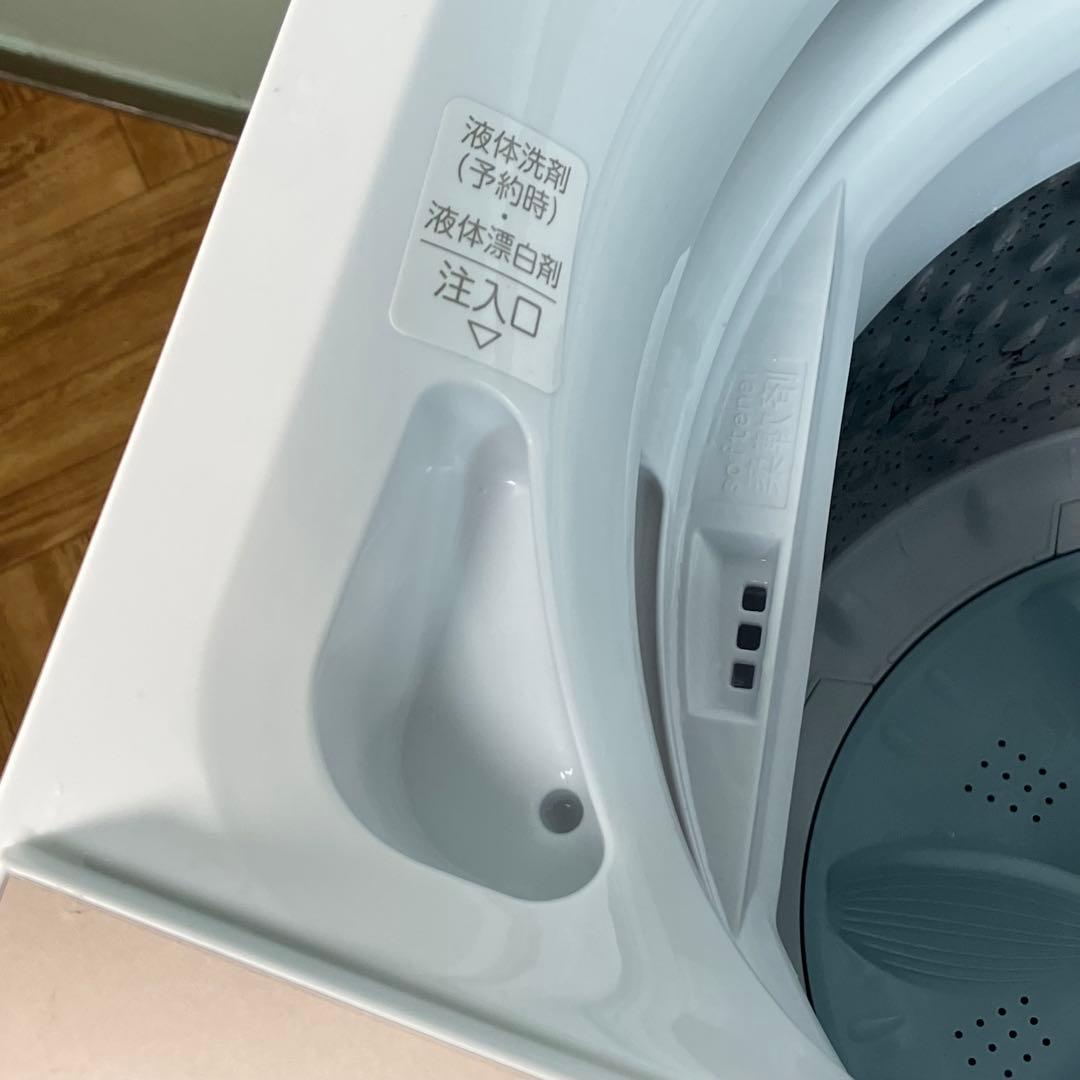 【美品級】2025年製 東芝 全自動洗濯機 5kg パワフル洗浄 部屋干しモード