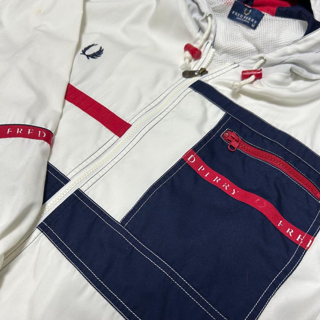 フレッドペリー 日本製 ナイロンジャケット Y2K M