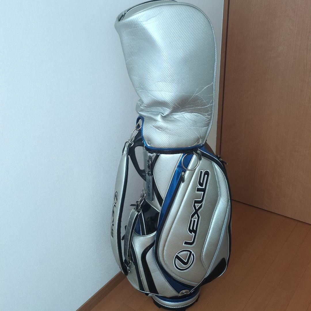Lexus キャディバッグ ホワイト/ブルー