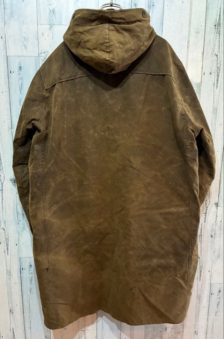 ビンテージ BABOUR バブアー オイルド ダッフルコート XL レアモデル