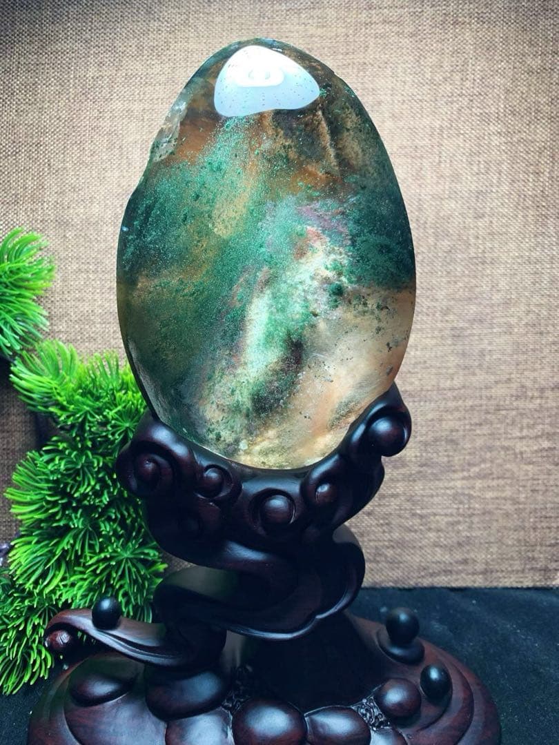 ⭐︎【極上品】天然 ガーデン クォーツ 置物 842.6g