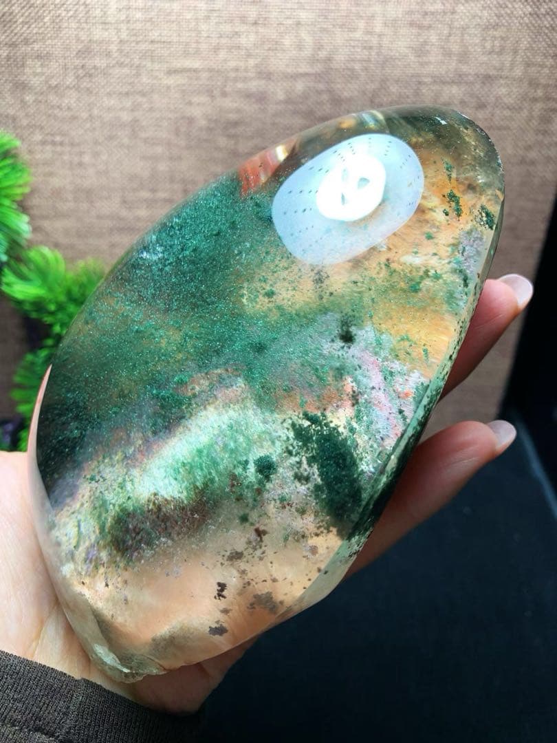 ⭐︎【極上品】天然 ガーデン クォーツ 置物 842.6g