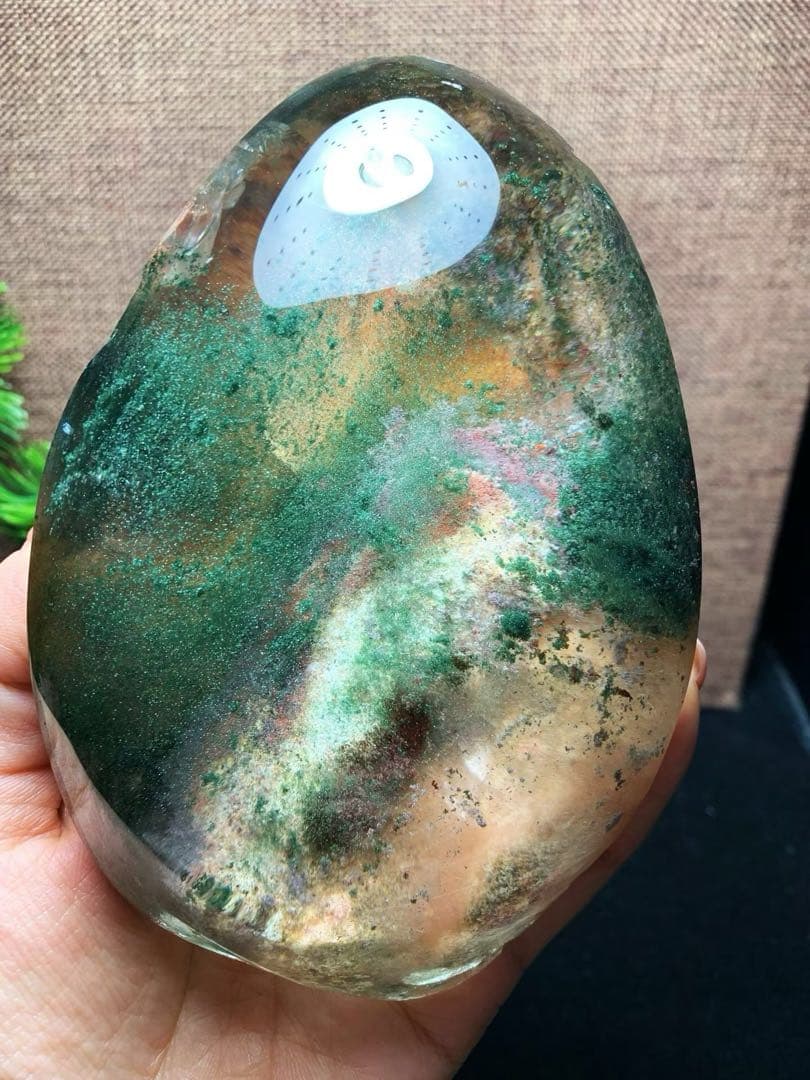 ⭐︎【極上品】天然 ガーデン クォーツ 置物 842.6g