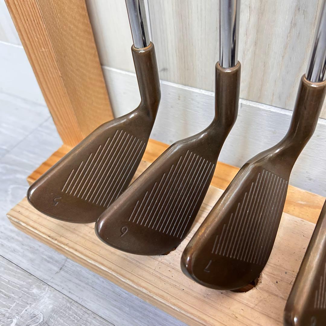 【メンズ右】ピン EYE2 アイアンセット 5-9W R ベリリウムカッパー　赤