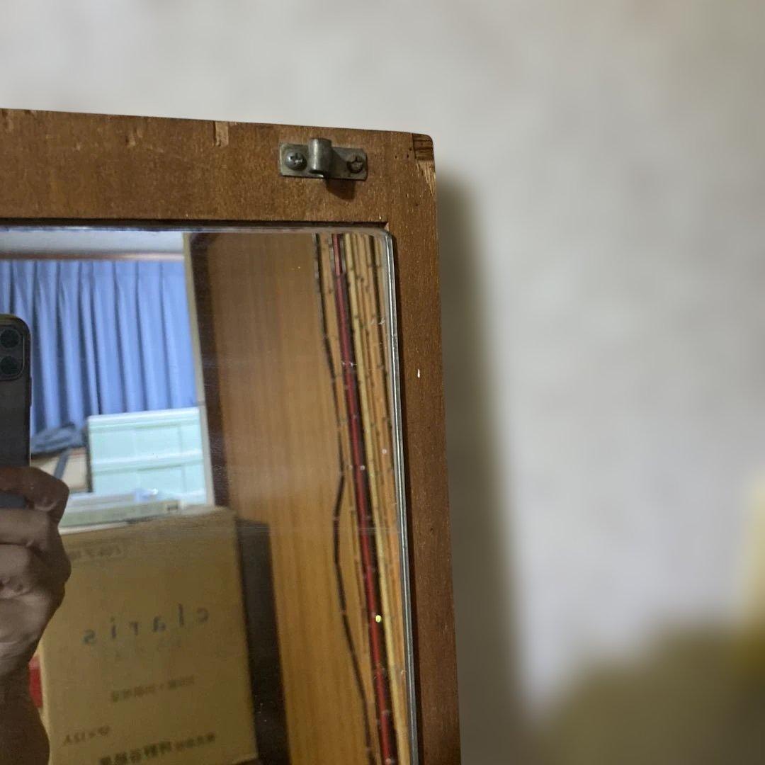 【昭和レトロ】大型鏡 置き鏡 全身鏡 姿見 アンティーク