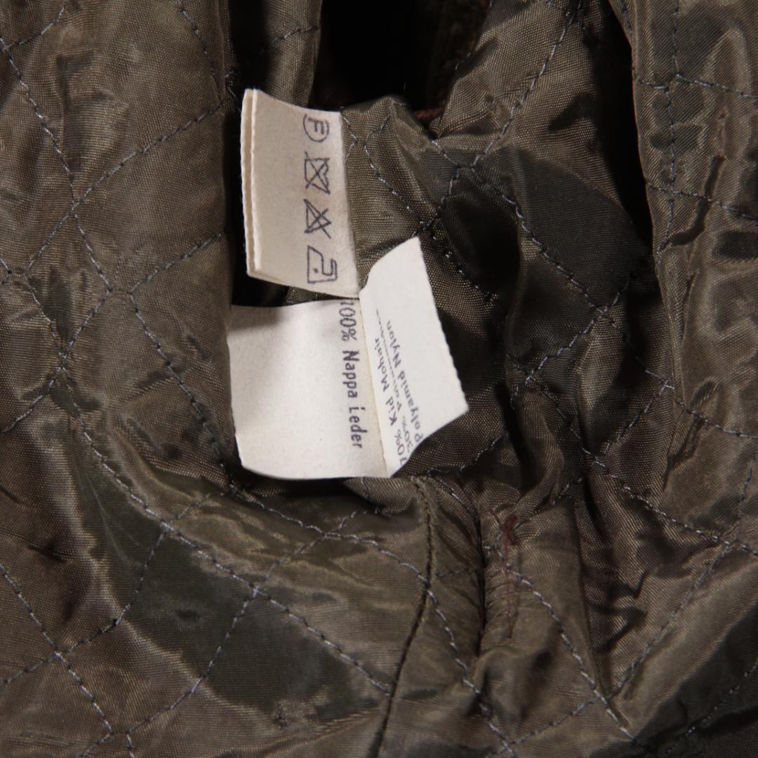 古着　モヘアジレ　ベスト　イタリアヴィンテージ　チョッキ　４６　M カーキ.