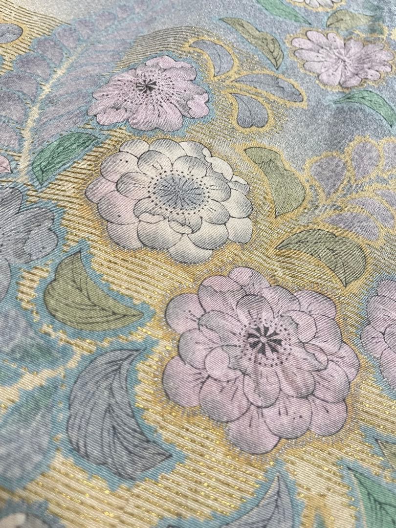 訪問着フルセット　辻ヶ花　金彩　丹後ちりめん　正絹　しつけ糸付　貝合わせ　結婚式