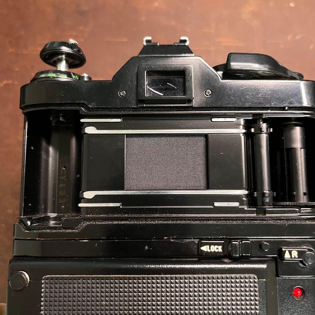 動作確認済 Canon AE-1 PROGRAM ズームレンズ 電池パック付