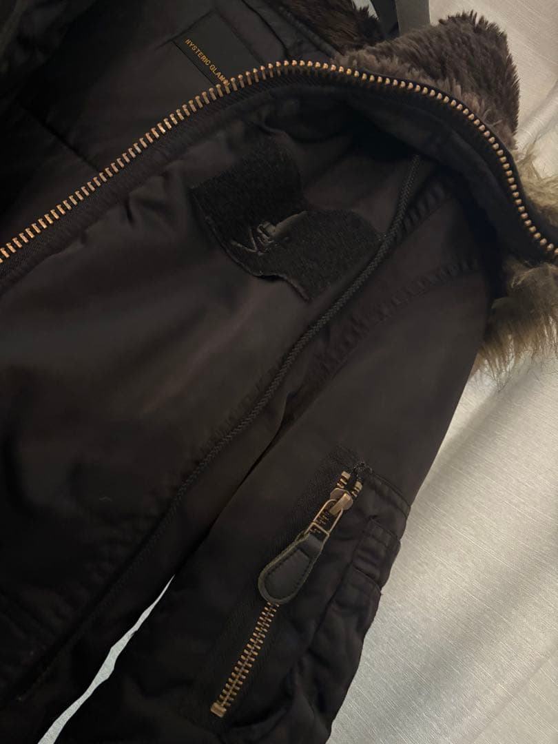 HYSTERIC GLAMOUR】プリマロフト コート ワッペン付き