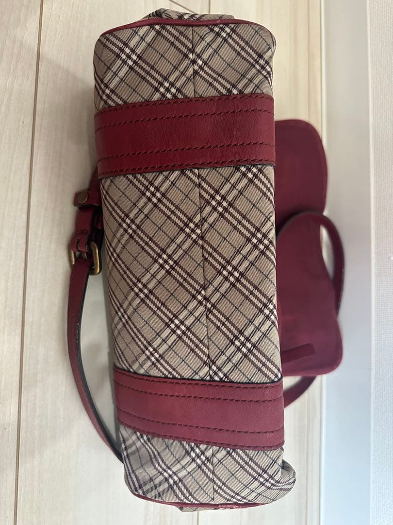 BURBERRY BLUE LABEL ショルダーバッグ 赤チェック