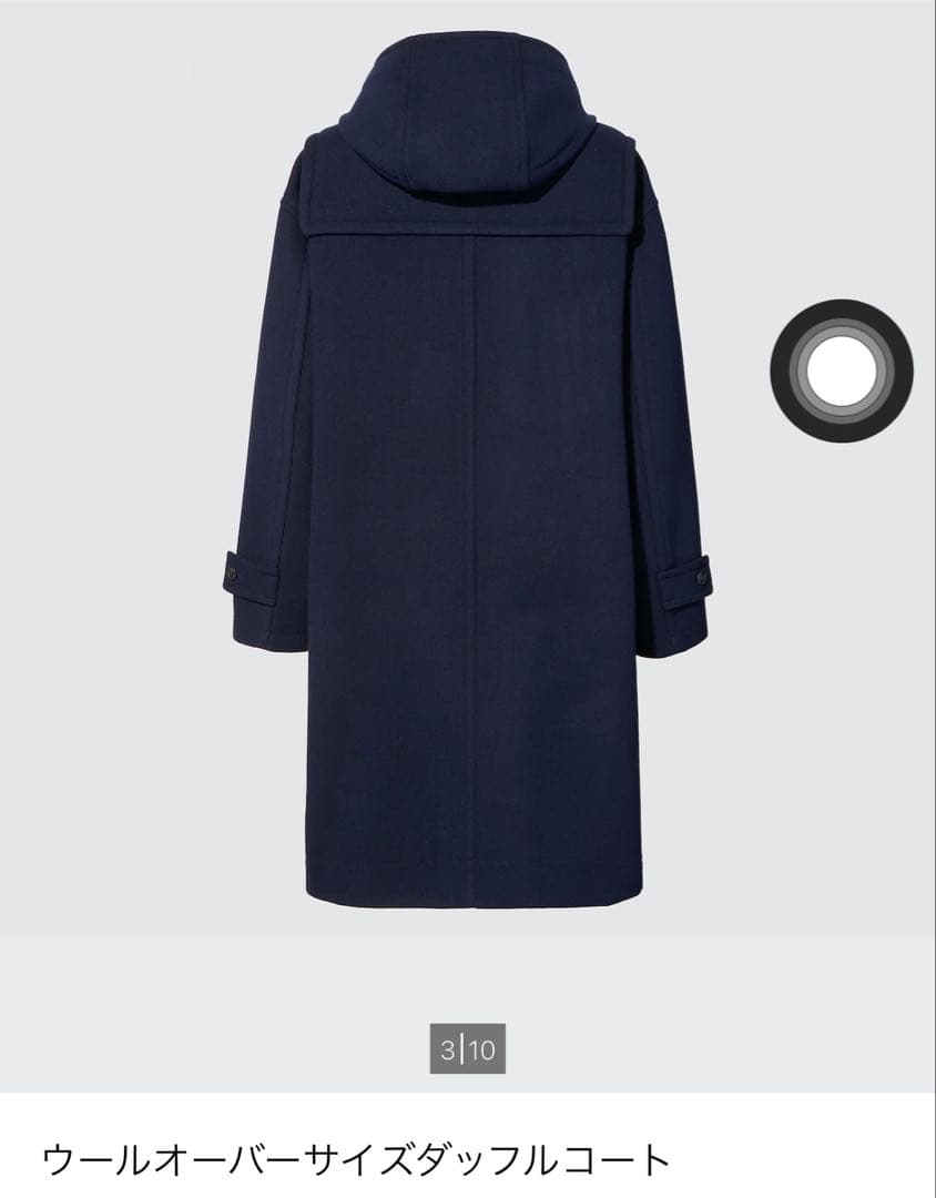 新品 UNIQLO × +J オーバーサイズ ダッフルコート XXL