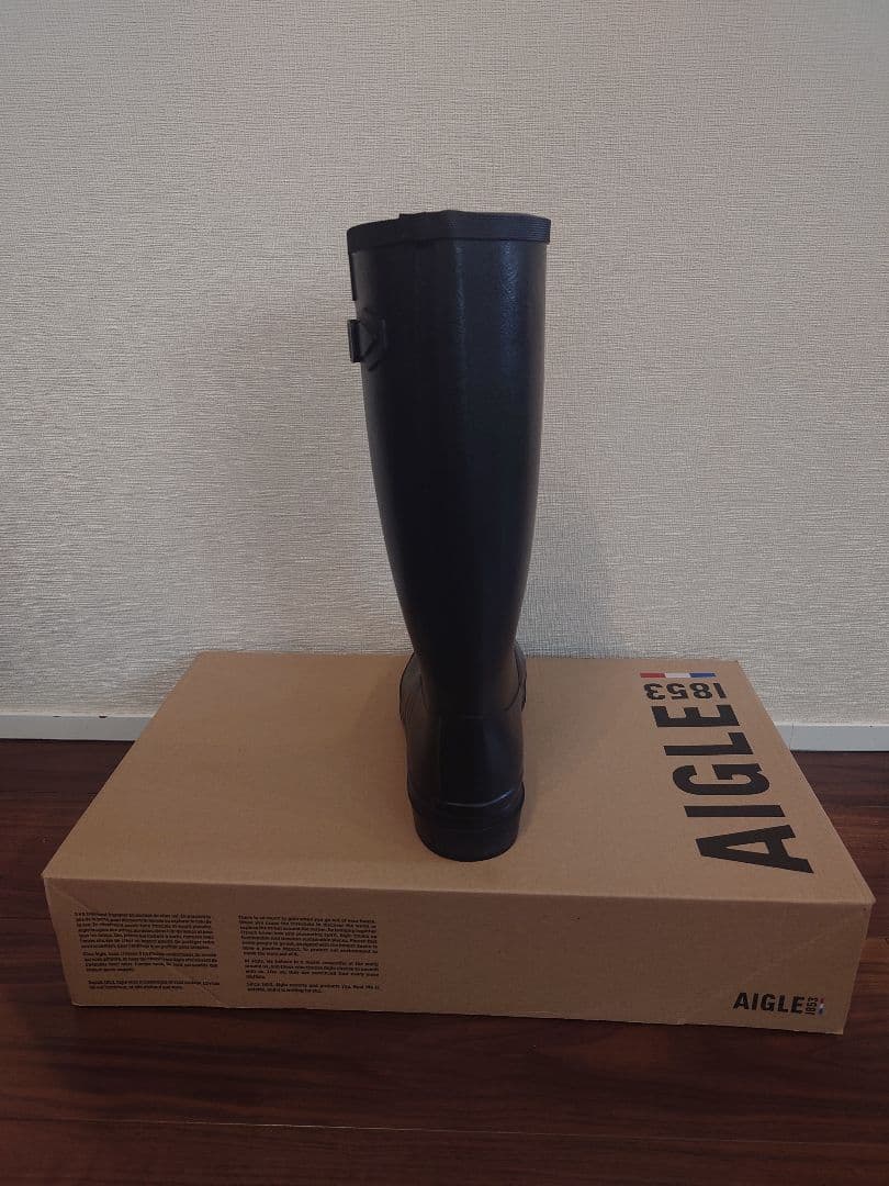 AIGLE 黒 長靴