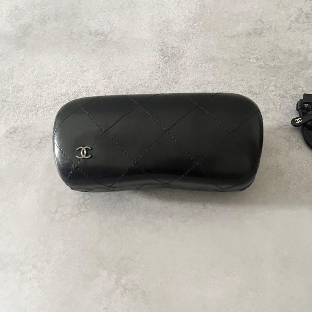 CHANEL サングラス　ココマーク　サイドロゴ　ケース付き