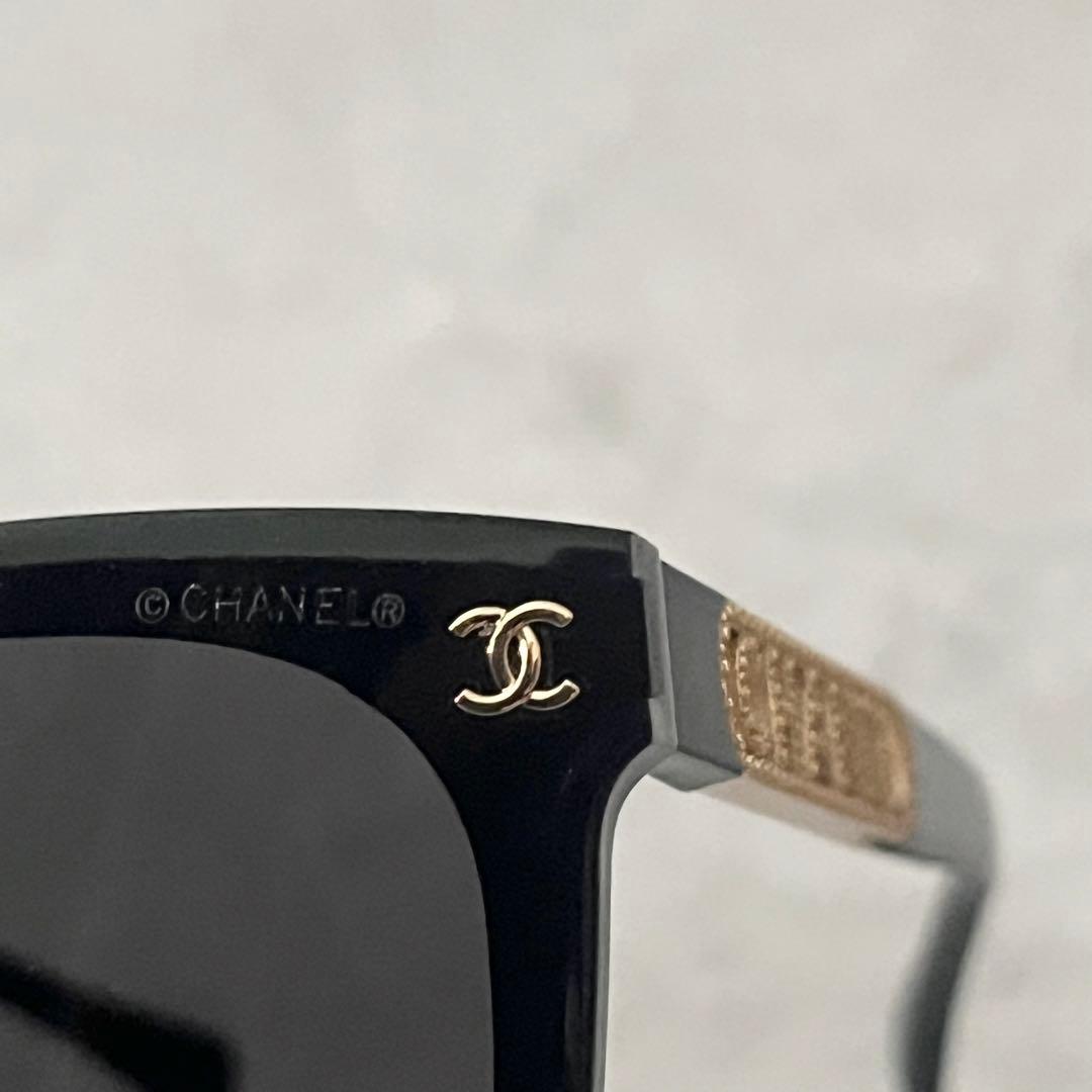 CHANEL サングラス　ココマーク　サイドロゴ　ケース付き