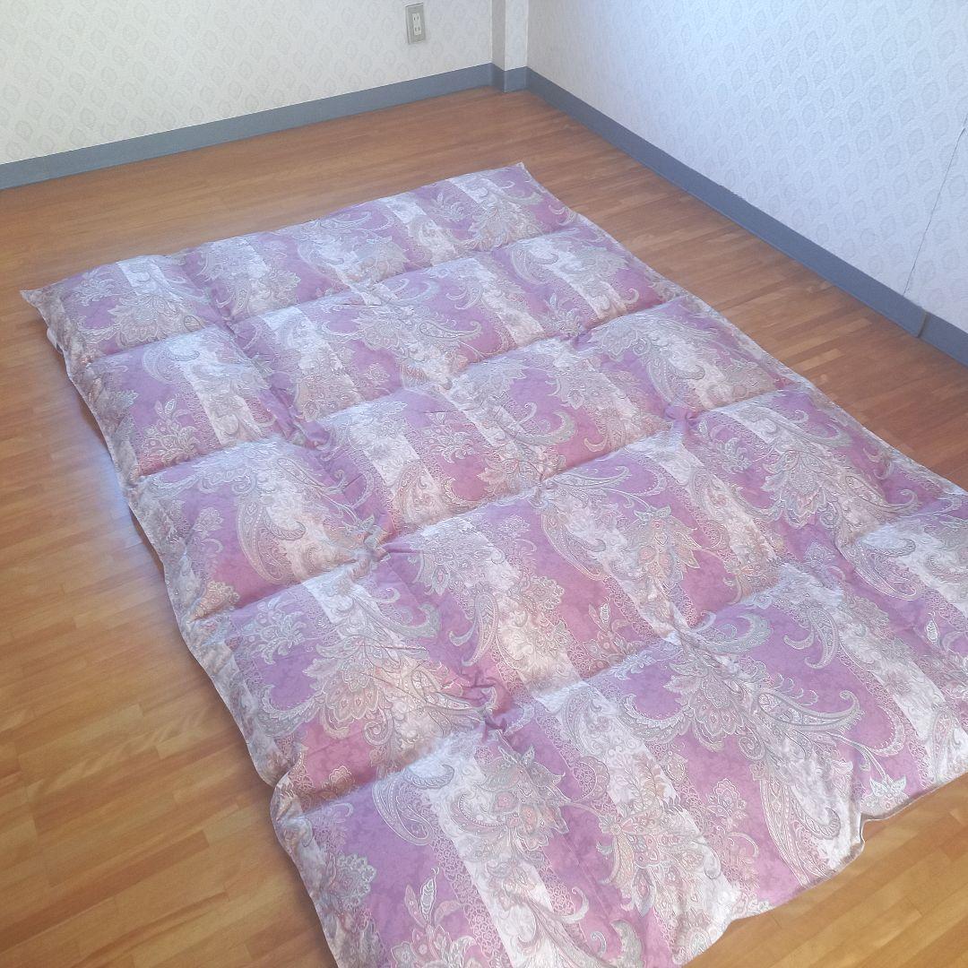 羽毛布団 増量 SDGS リフレッシュ羽毛 高密度生地 清潔 安心 日本製A⑪