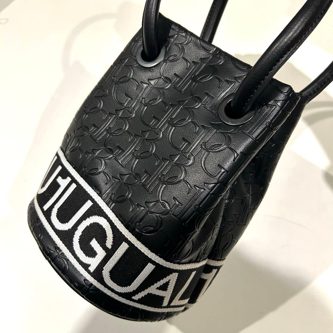 新品 未使用 1PIU1UGUALE3 ブラック バケットバッグ