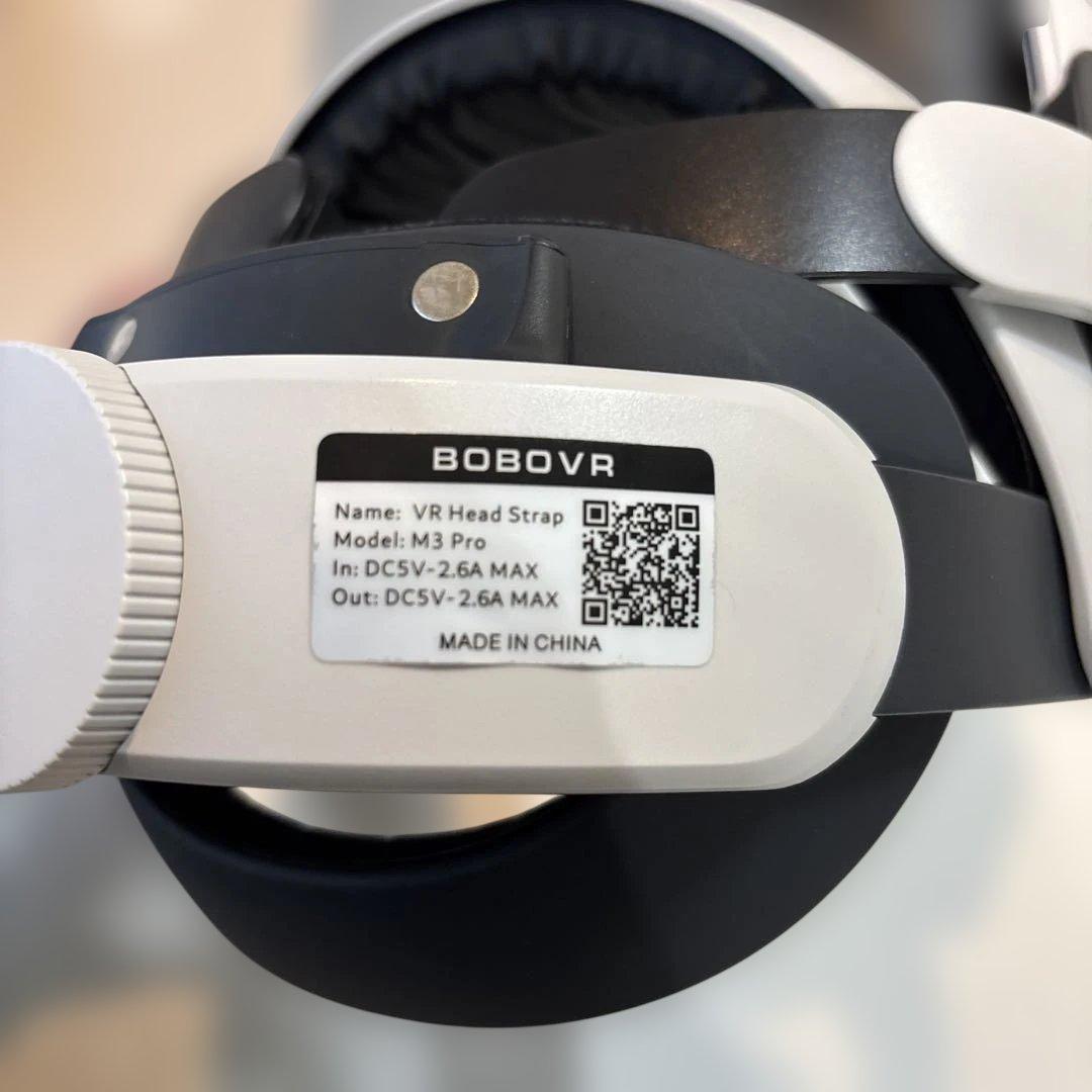 動作確認済  Quest 3 128gb + BOBOVR M3 Pro