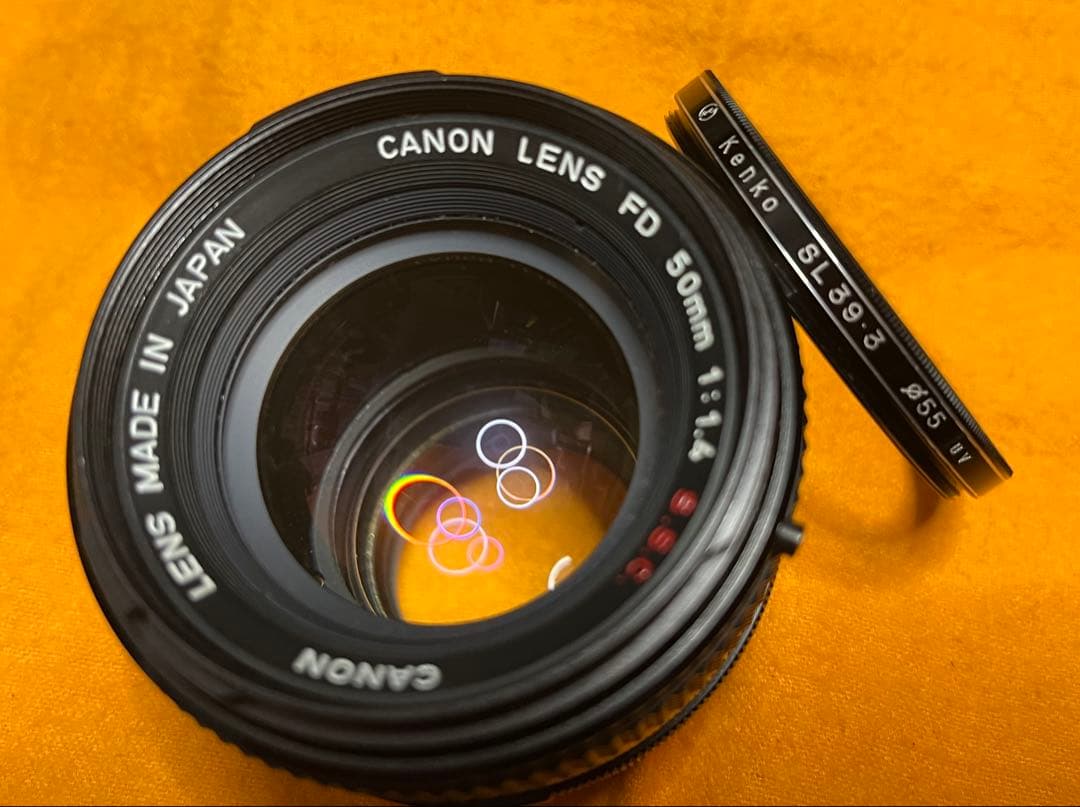 Canon AE-1 一眼レフカメラFD 50mm f/1.4レンズ付動作確認済