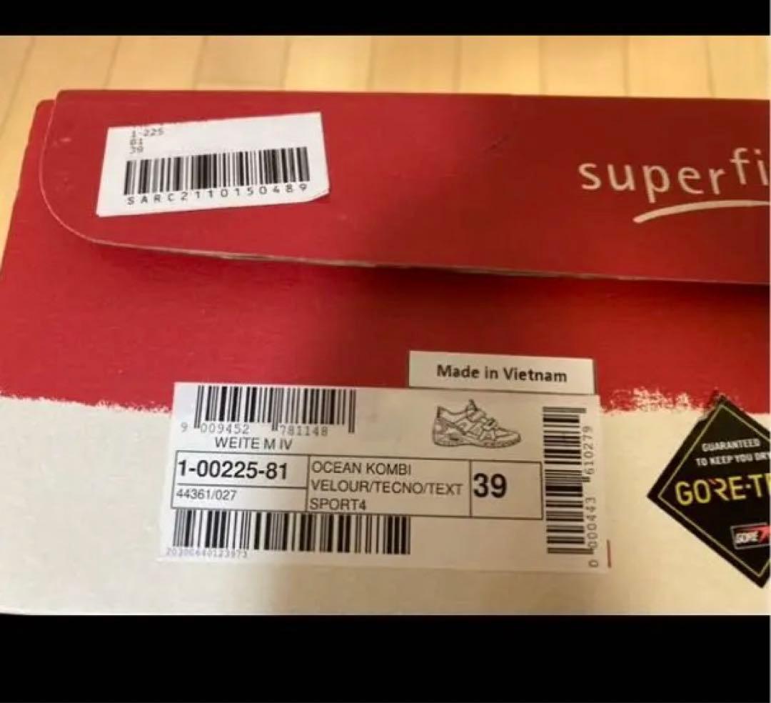 新品　タグ付き　スーパーフィット　ゴアテックス 39 足育