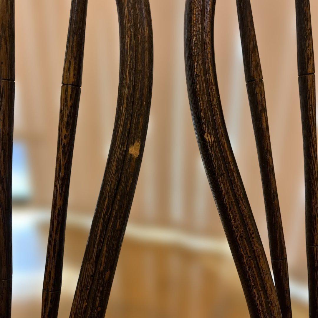 【引取り限定】飛騨産業、ダイニングチェア4脚セット、