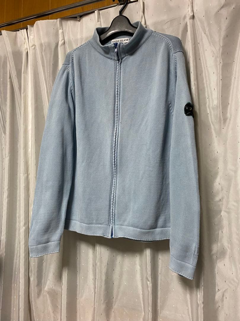 トップス STONE  90s DS KNIT BLUE