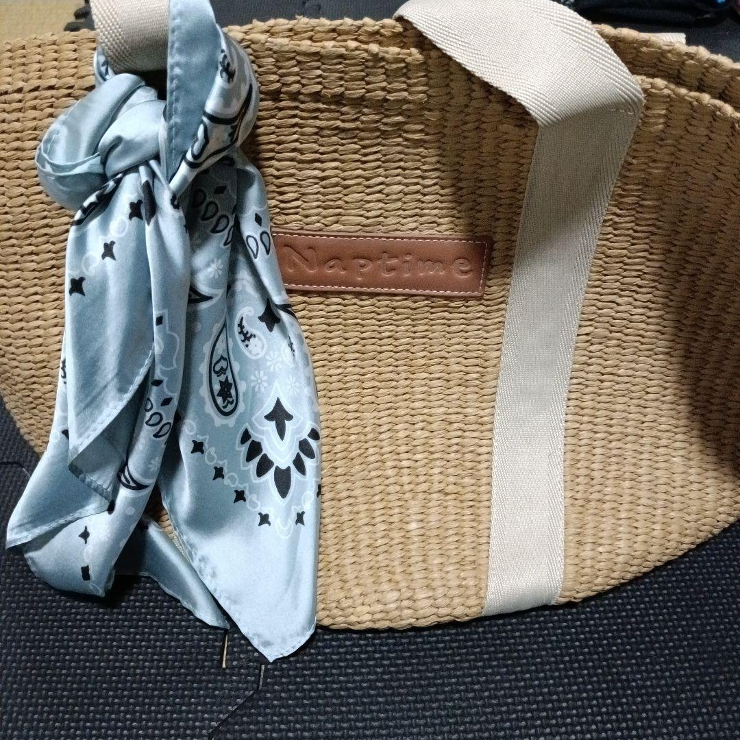 Nissy Naptime かごバッグ Naptimeスカーフ付き！