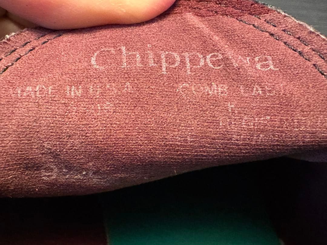 CHIPPEWA サイドゴアミッドカット　BOOTS ブラック