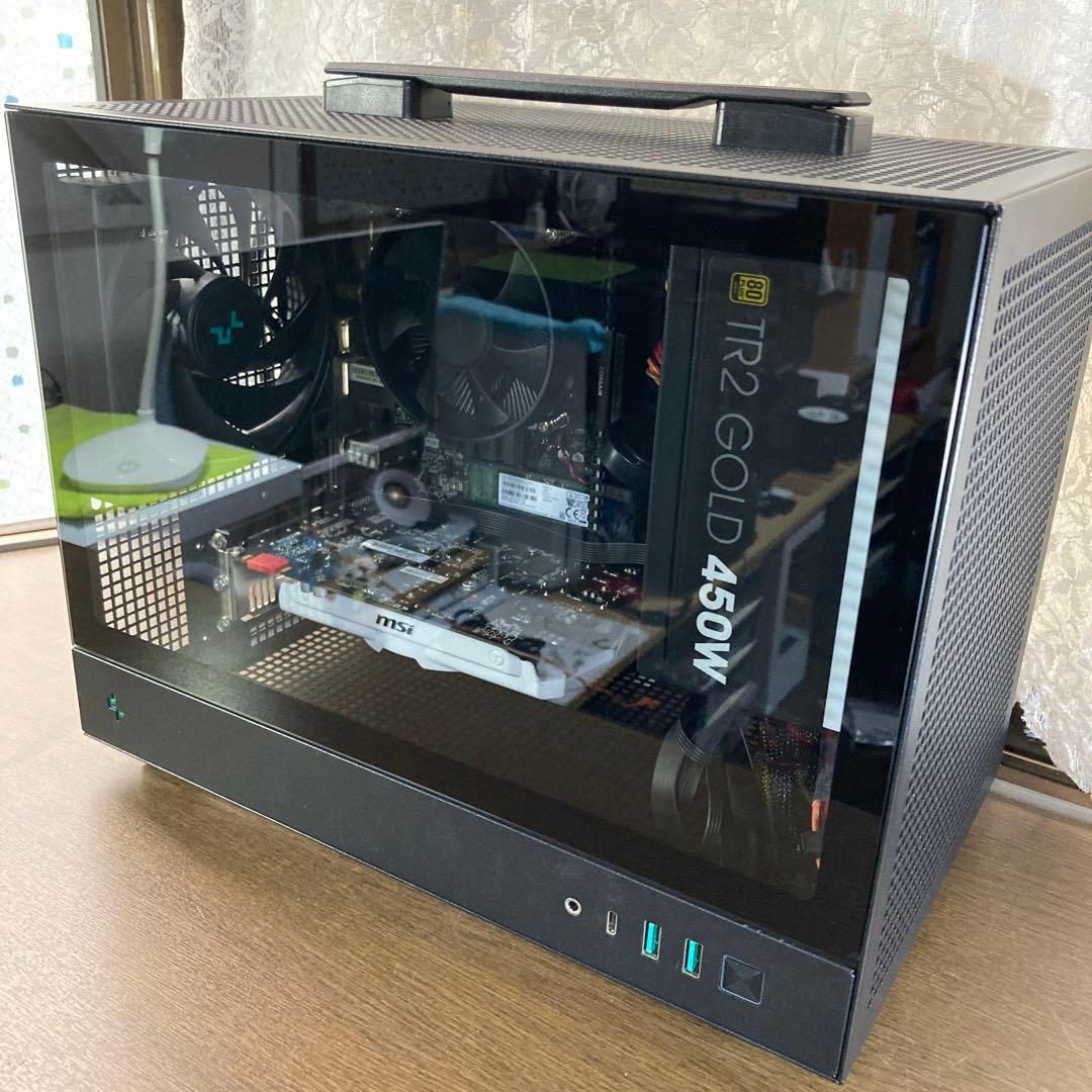 Asrock B360M-ITXデスクトップPC deepcoolCH160BK