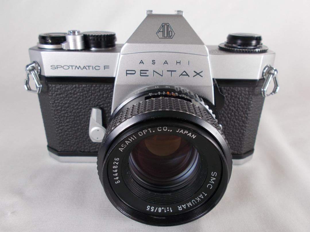 フィルムカメラ 整備済 完動品　Pentax SPF + f/1.8　P235