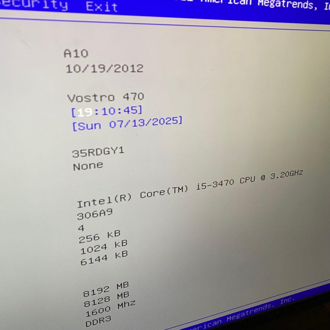 Windowsデスクトップ Vostro 470/i5/1.0TB/8GB/BT/wifi/Win10PRO