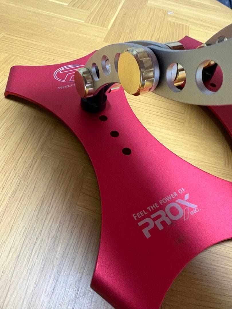 《美品》PROX ワカサギ 叩き台 レッド 2台