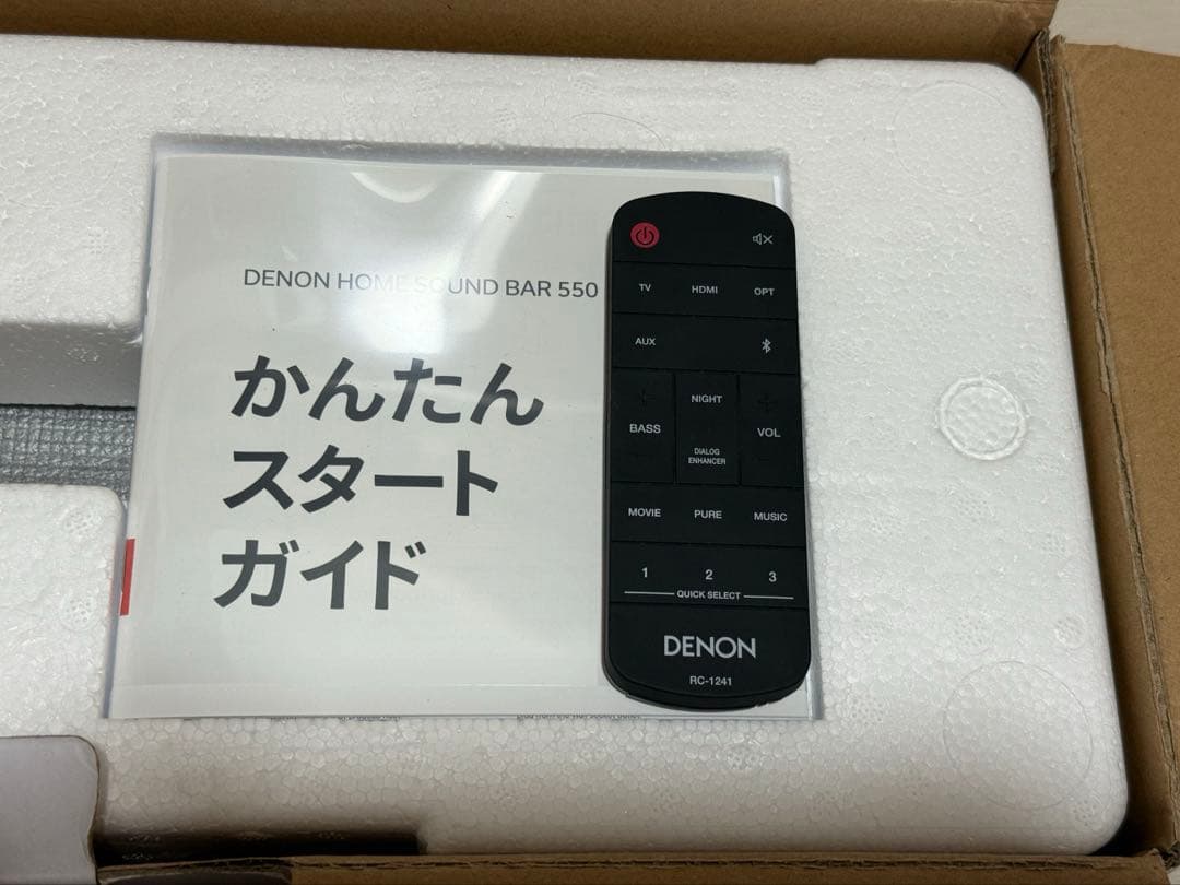 DENON SOUND BAR 550デノン ホームサウンドバー 550