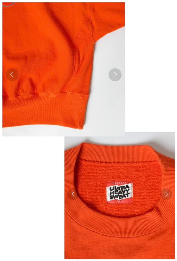 HOLIDAY／ULTRA HEAVY SWEAT CREW-NECK TOPS