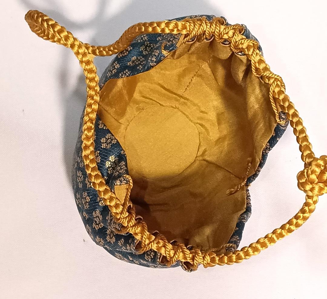 茶道具　中興名物茶入　美濃光寿作　中興名物相坂丸壺茶入　相坂金襴仕覆付　美品！！