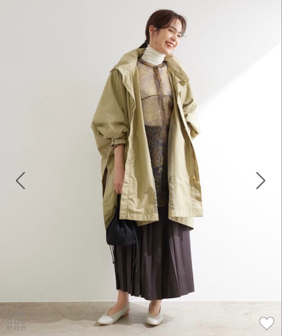 ロペ　ROPE Mizunoコラボ　撥水　ポンチョ　コート