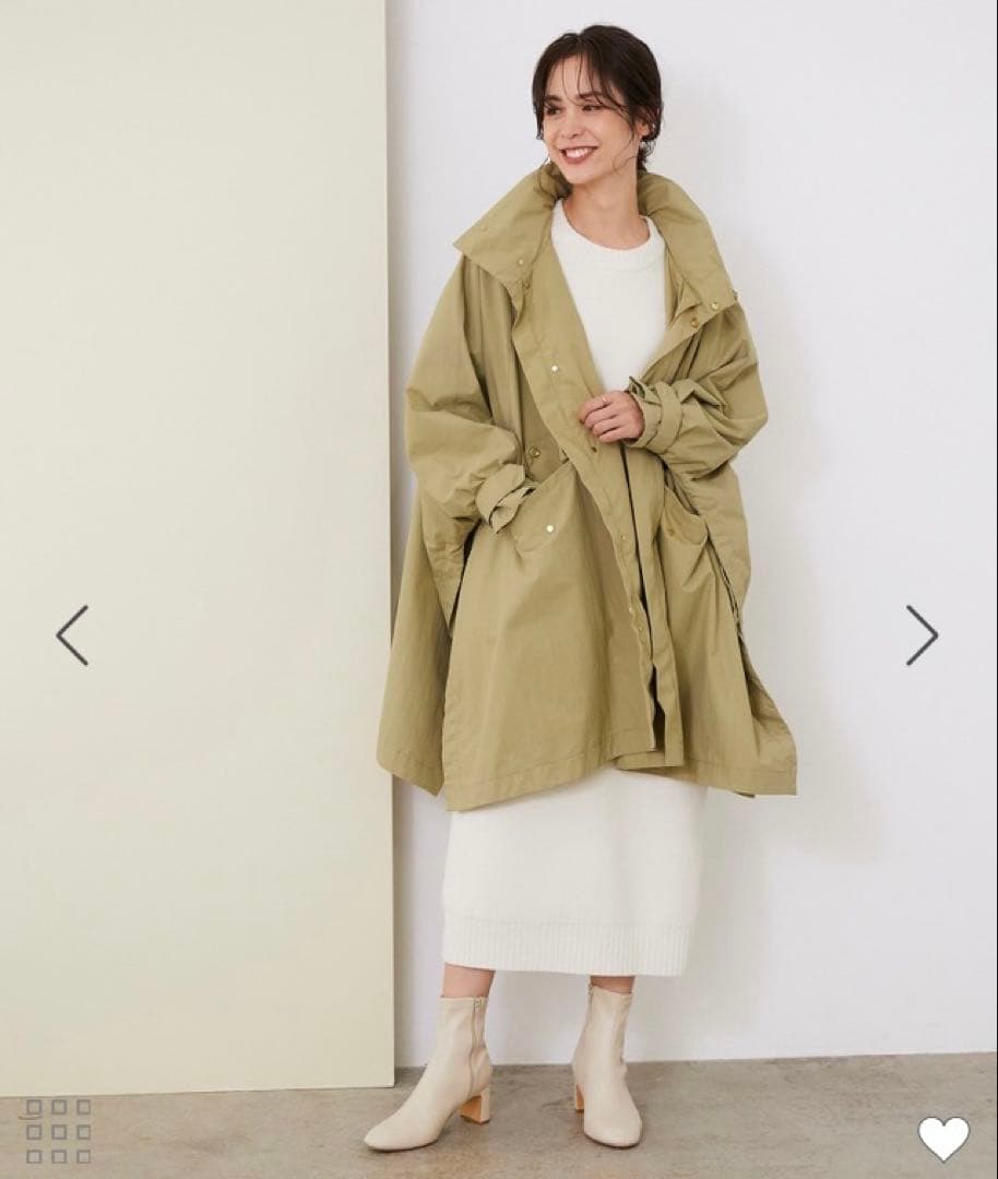 ロペ　ROPE Mizunoコラボ　撥水　ポンチョ　コート