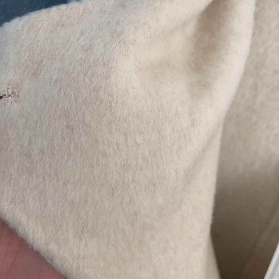 ウールコート スタンドカラーロングコート