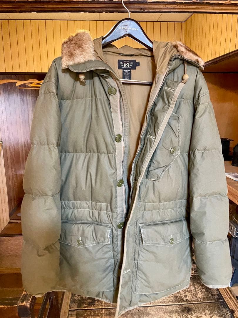 RRL Ralph Lauren ラルフローレン　ダウンコート フード ファー付