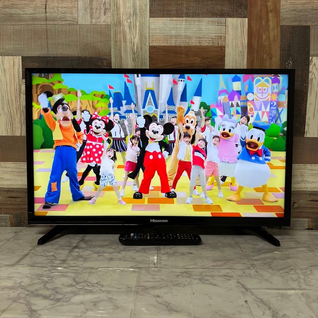 即日受渡❣️全国送料込ハイセンス32型テレビYouTube.U-NEXT視聴可