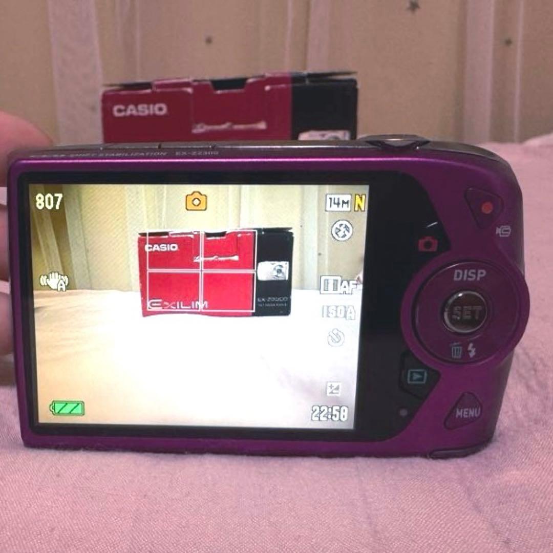 CASIO EXILIM EX-Z2300 デジタルカメラ パープル