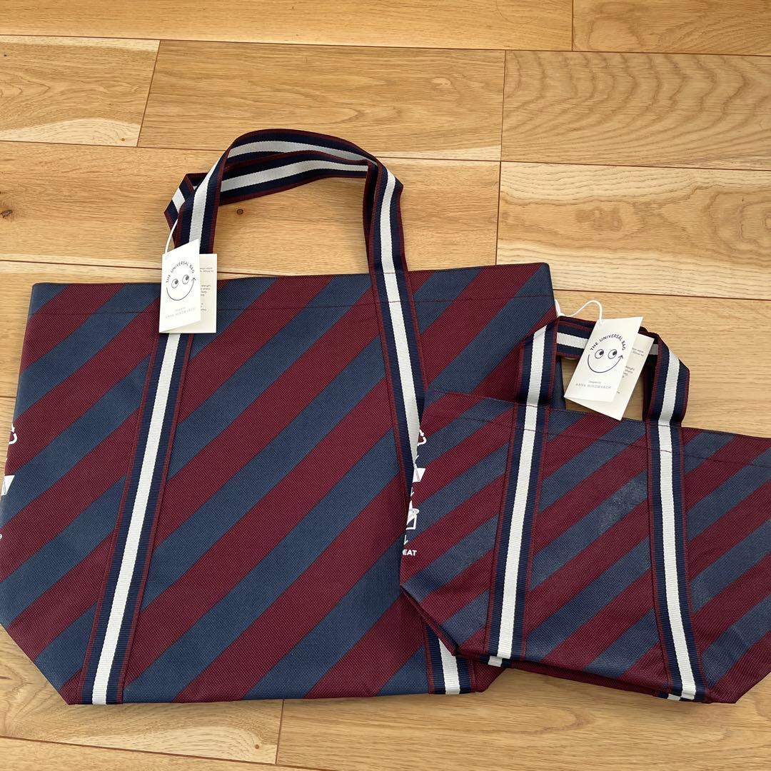 【新品・未使用タグ付】2点セットユニバーサルバッグエコバッグアニヤハインドマーチ