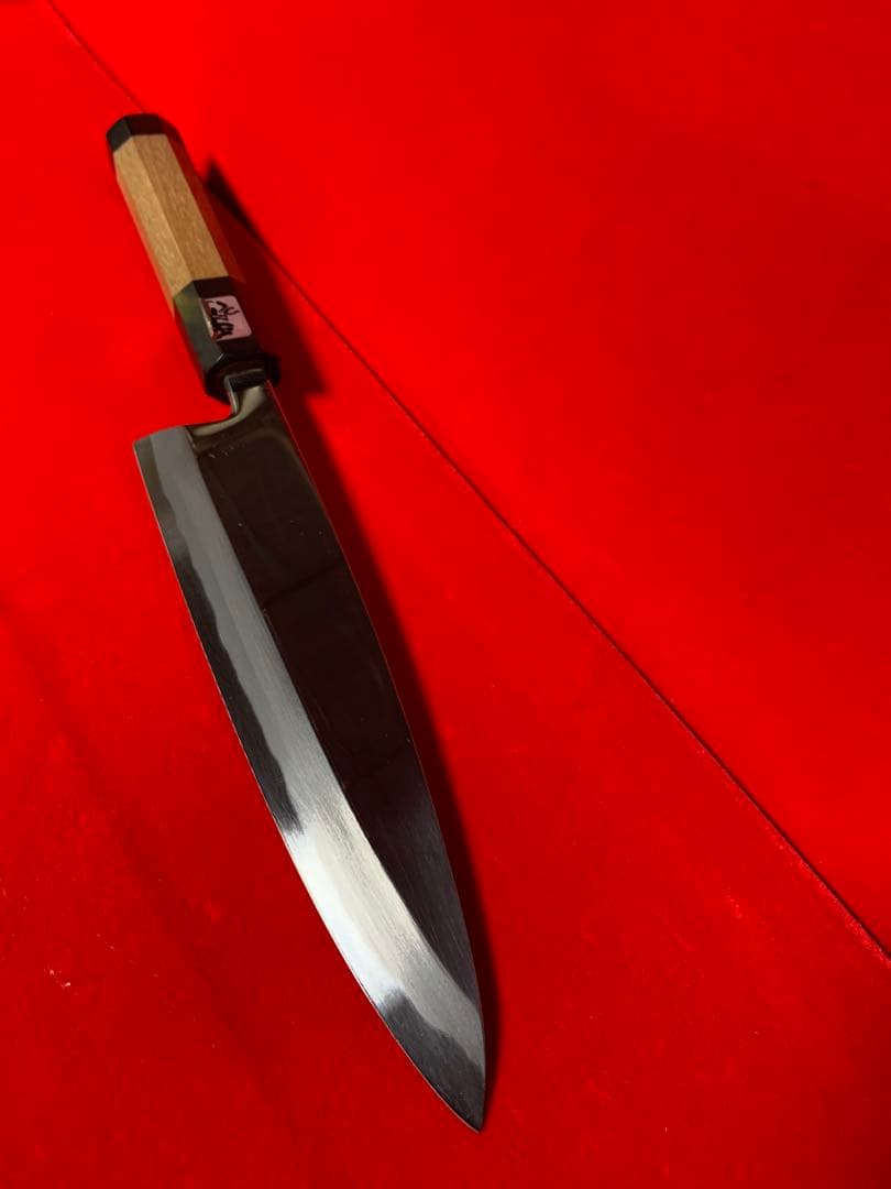 NO.01173包丁　鍔屋　身卸包丁　出雲玉鋼　レア品　未使用品