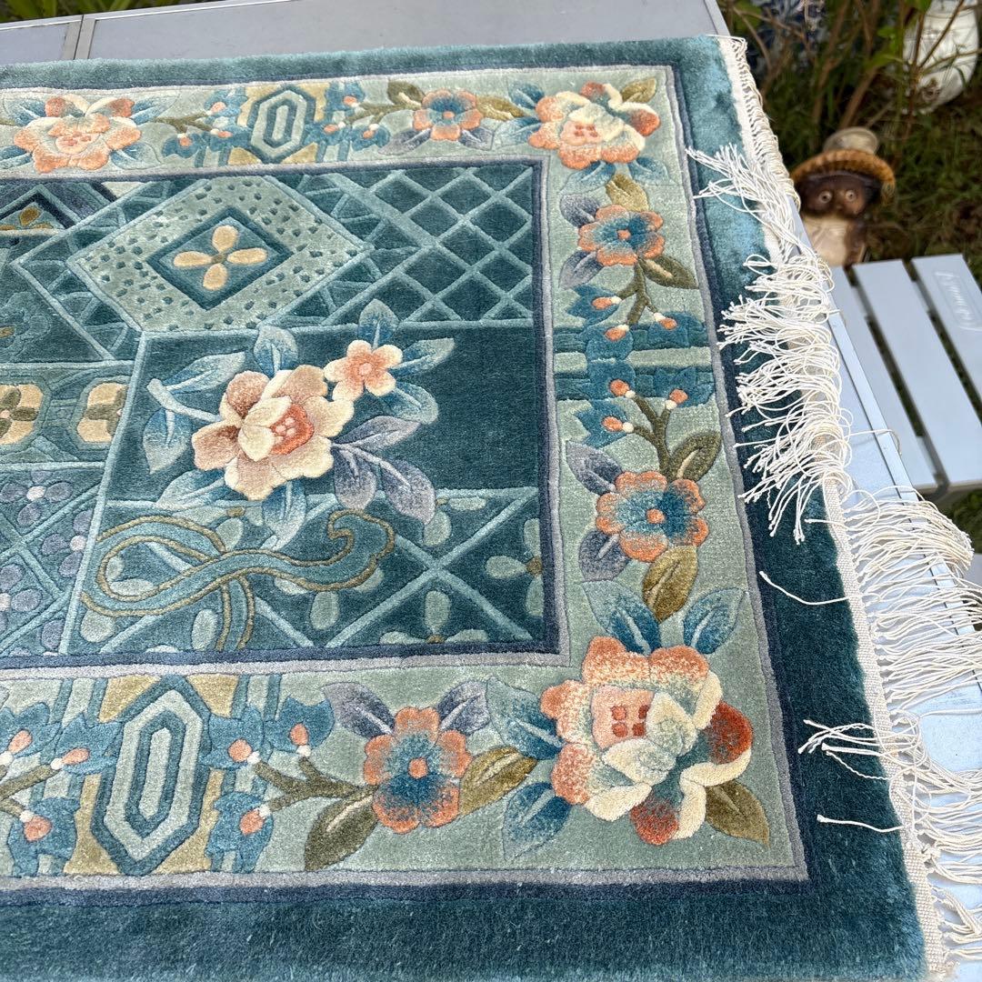 段通　玄関マット カーペット